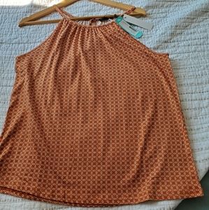Papermoon Samala Halter Knit Top - Medium - Orange